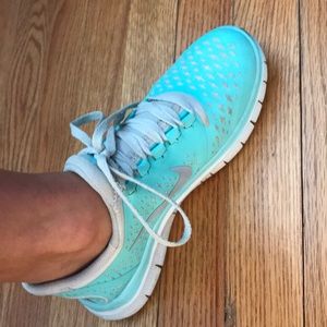 TIFFANY blue Nike Free Run 3.0!!!!!